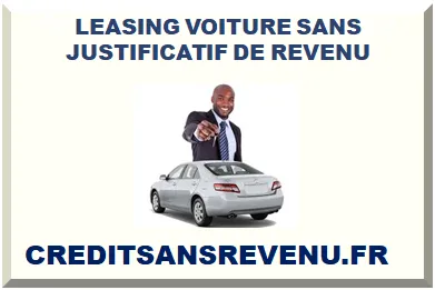 LEASING LOA LLD VOITURE SANS REVENU 2026-27